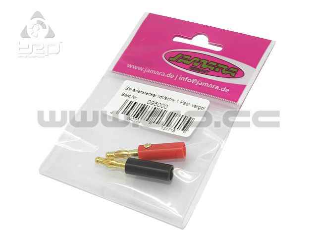 Battery connector Red and Black Gold - imagen 1