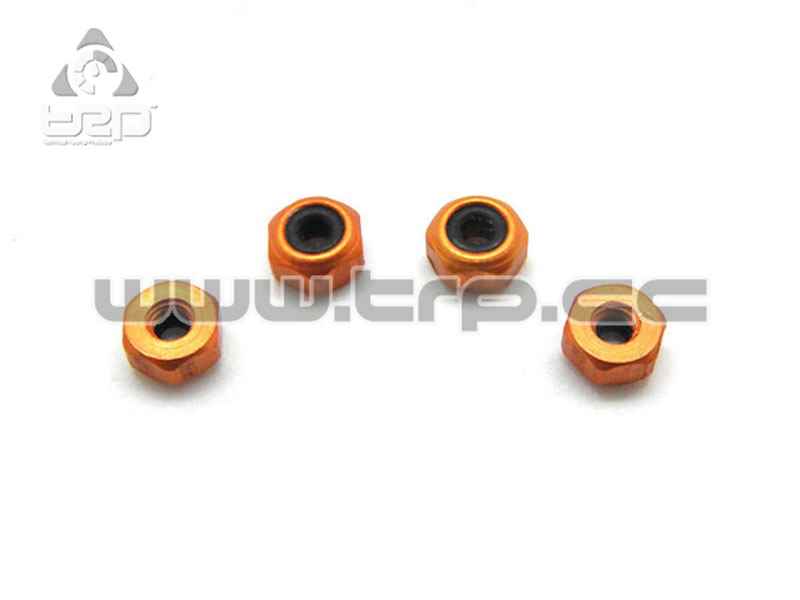2mm aluminum self-locking nuts with PN Racing brake
