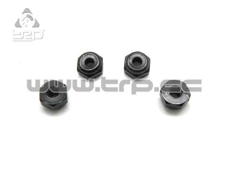 PN Racing 2mm Aluminum Self-Locking Nuts with Brake