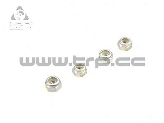 PN Racing 2mm Aluminum Self-Locking Nuts with Brake