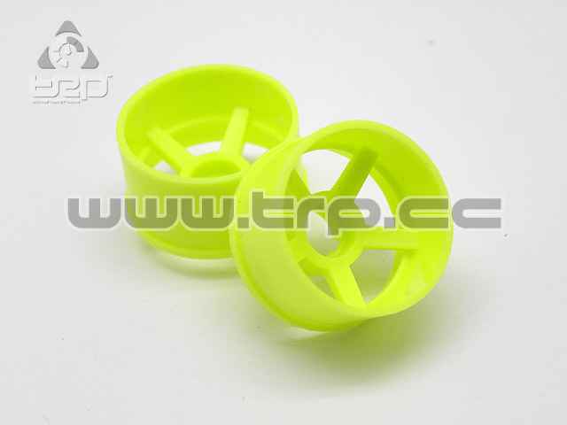 PN Racing MiniZ 2wd (R+0) 5 Rays Fluor Yellow Wheel