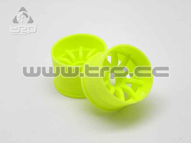 PN Racing MiniZ 2wd Wheel (R 14mm) 10 Spokes Fluorescent Yellow