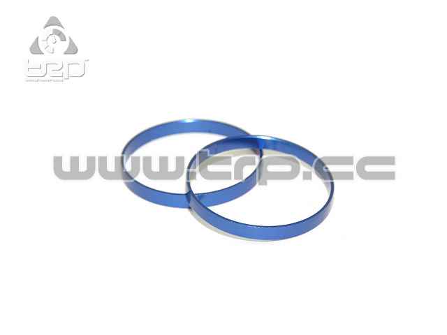 PN Racing Front Wheel Outer Ring in Blue Aluminum