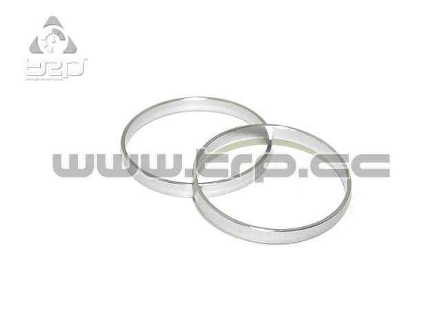 PN Racing Aluminum Front Wheel Outer Ring Silver