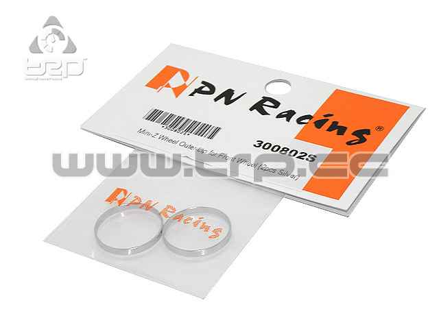 PN Racing Aluminum Front Wheel Outer Ring Silver - imagen 1