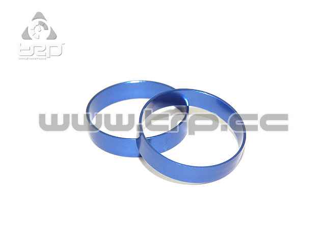 PN Racing Rear Wheel Outer Ring in Blue Aluminum