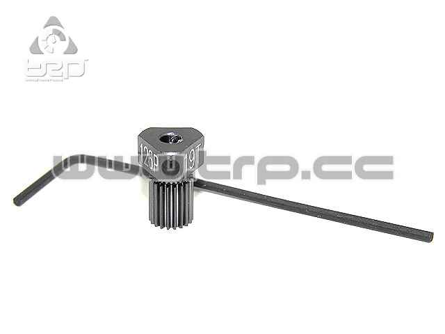 Aluminum Pinion for MiniZ Pitch 126 19T