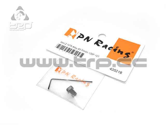 Aluminum Pinion for MiniZ Pitch 126 19T - imagen 1