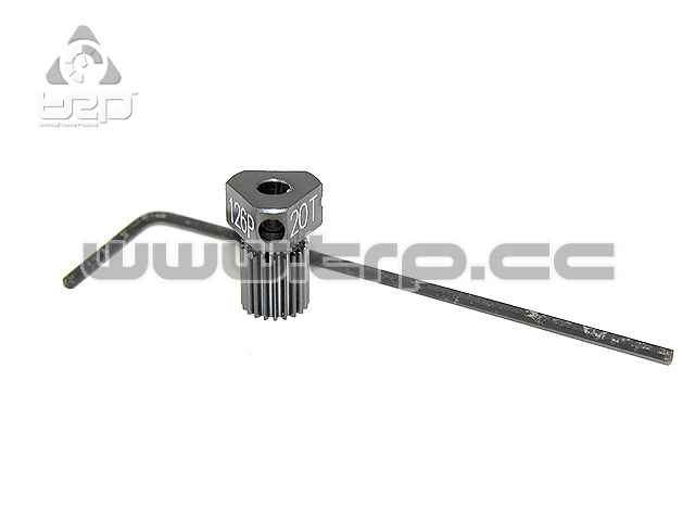 Aluminum Pinion for MiniZ Pitch 126 20T