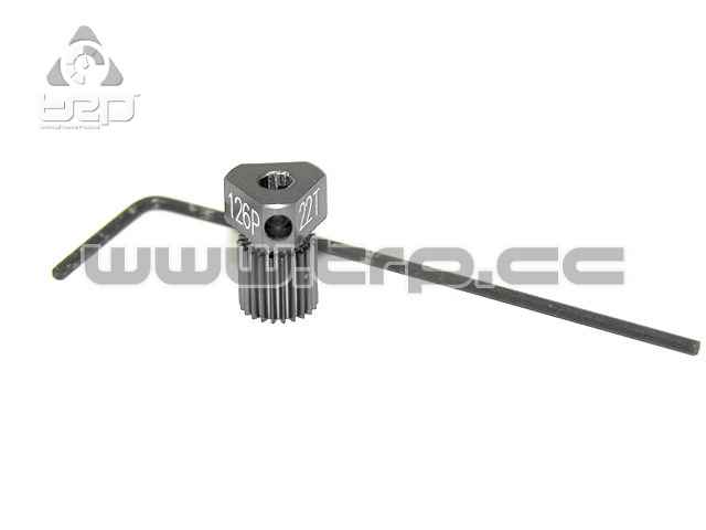 Aluminum Pinion for MiniZ Pitch 126 22T