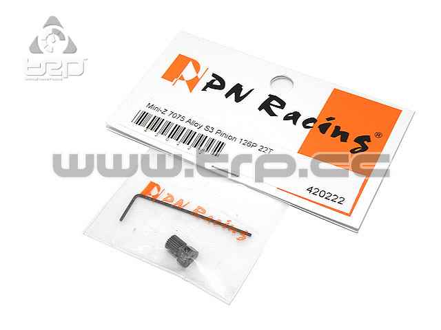 Aluminum Pinion for MiniZ Pitch 126 22T - imagen 1