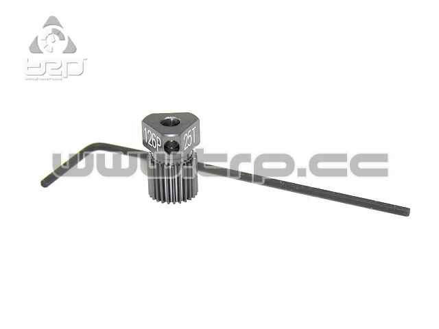 Aluminum Pinion for MiniZ Pitch 126 25T