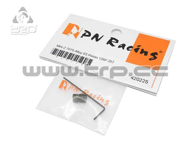 Aluminum Pinion for MiniZ Pitch 126 25T - imagen 1
