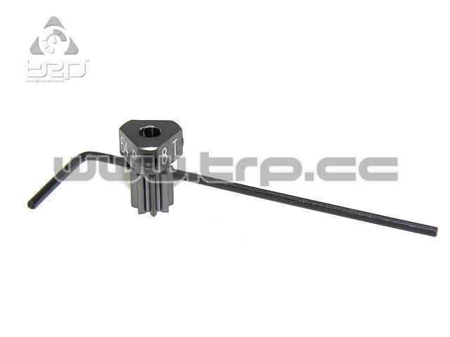 Aluminum Motor Pinion Pitch 64 8T