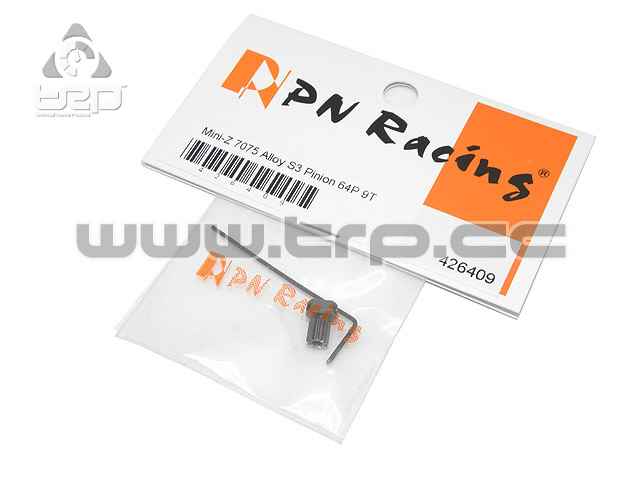 Aluminum Motor Pinion Pitch 64 9T - imagen 1
