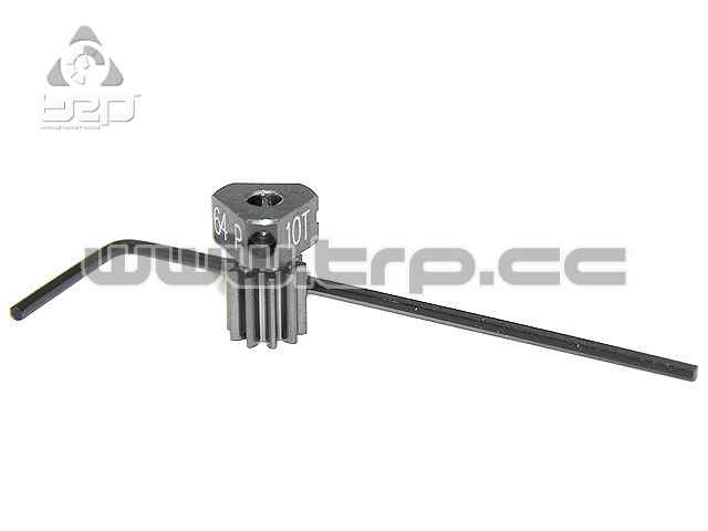 Aluminum Motor Pinion Pitch 64 10T
