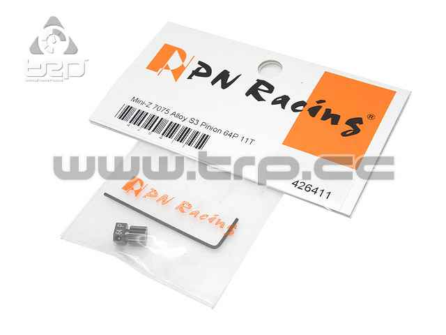 Aluminum Motor Pinion Pitch 64 11T - imagen 1