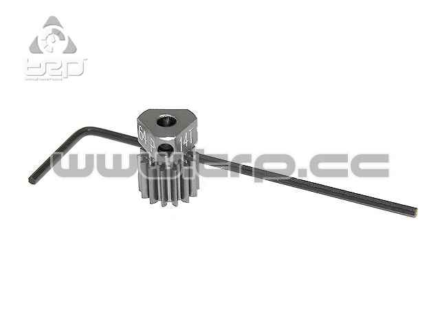 Aluminum Motor Pinion Pitch 64 14T for Mini-Z