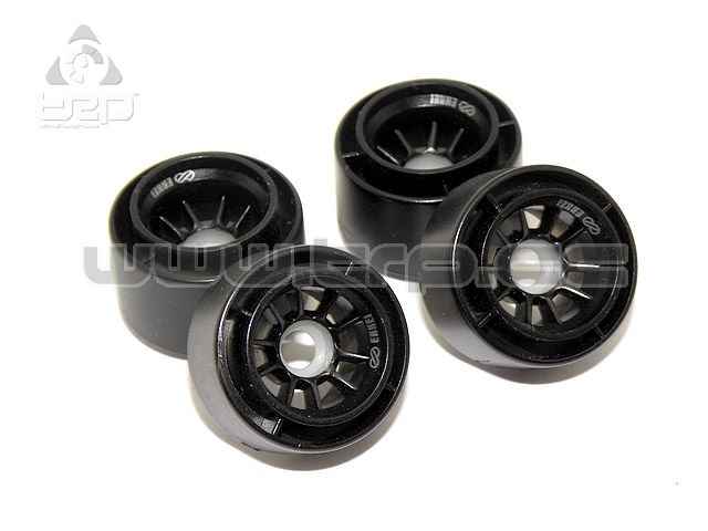 Kyosho MiniZ F1 Wheel Set O-Type Black