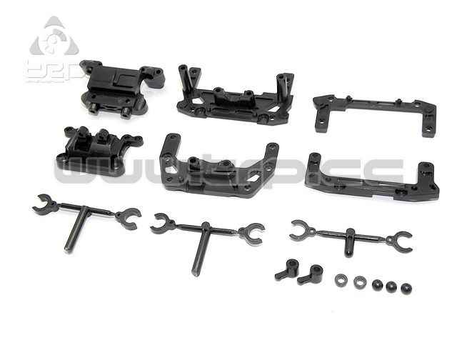 Kyosho MiniZ AWD Rear Chassis Set Original Black