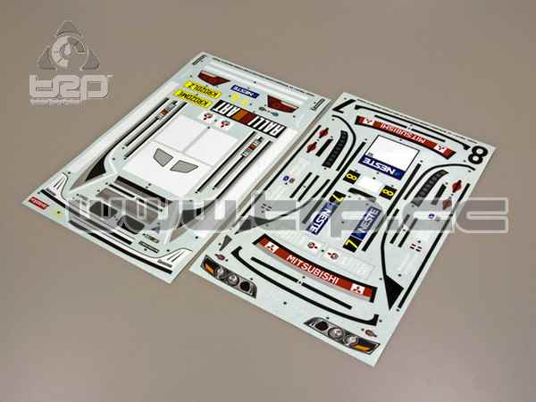 Kyosho DRX Lancer Evo VII Adhesives