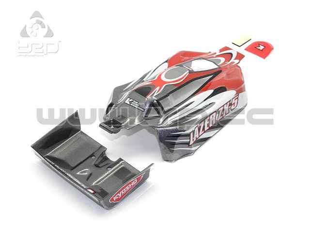Kyosho MiniZ Buggy Lazer Body Set Red and Grey - imagen 2