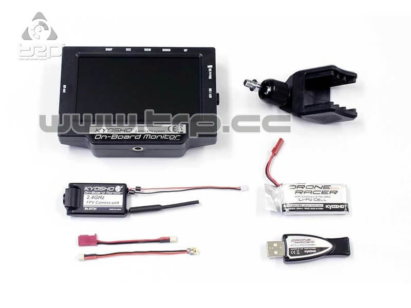 FPV ONBOARD MONITOR w/BATT-CHARG USB