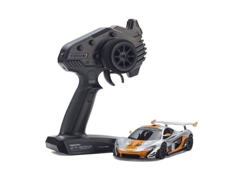 Mini-Z RWD McLAREN P1 GTR Silver/Orange (W-MM/KT531P)