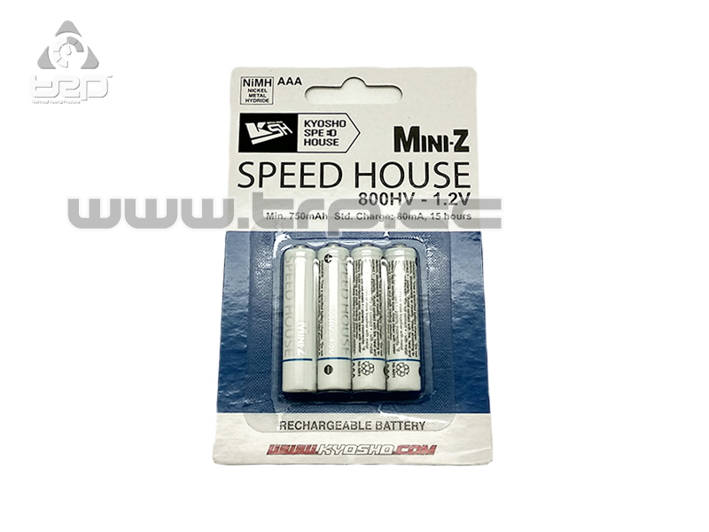 Kyosho AAA Mini-Z 800mAh 1.2V Batteries