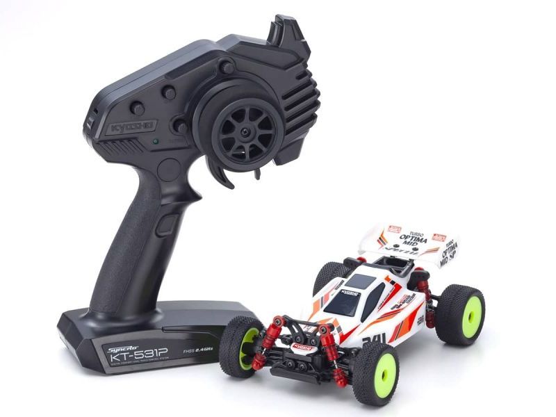 Kyosho Mini-Z Buggy Readyset Turbo Optima blanco