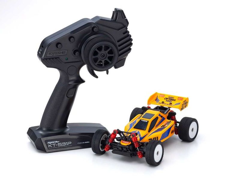 Kyosho Mini-Z Buggy Readyset Turbo Optima amarillo