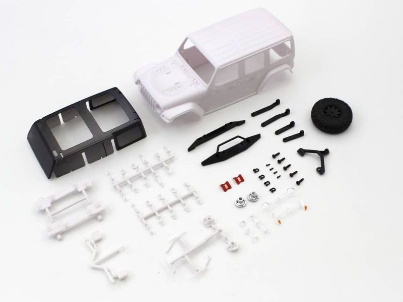 Kyosho Mini-Z 4x4 Series Carrocería Jeep Wrangler Rubicon (para pint