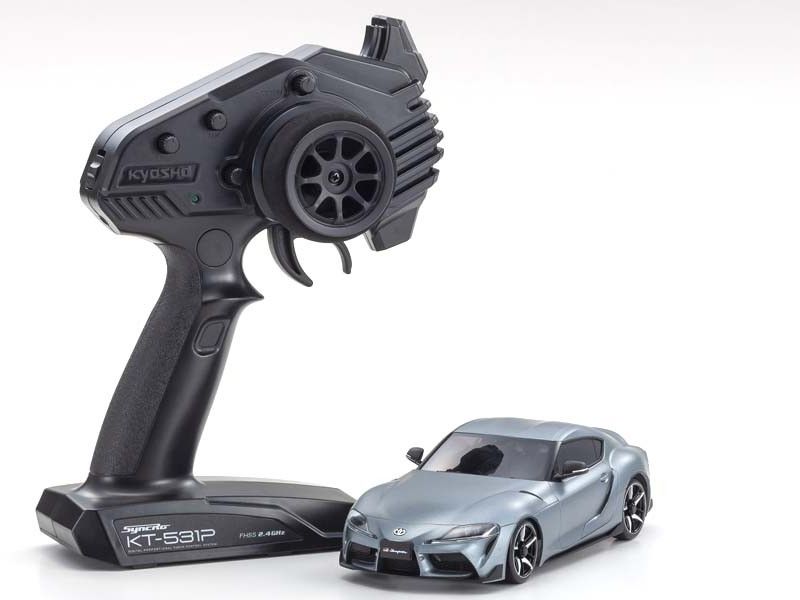 Mini-Z AWD Toyota GR Supra Matt Storm Gray Metallic (MA-020/KT531P)