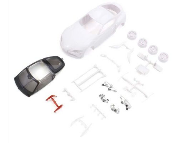Kyosho Mini-Z Toyota GR Supra white body shell ready for painting