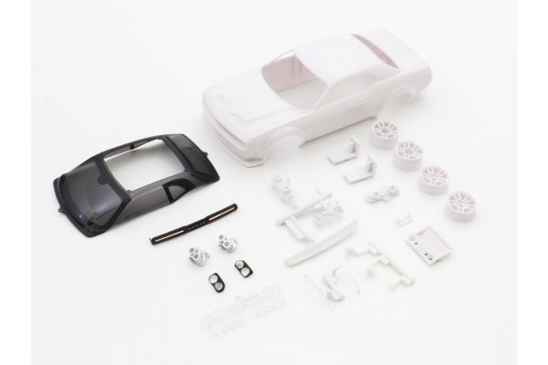 Kyosho Mini-Z Dodge Challenger SRT White Body Kit for Painting