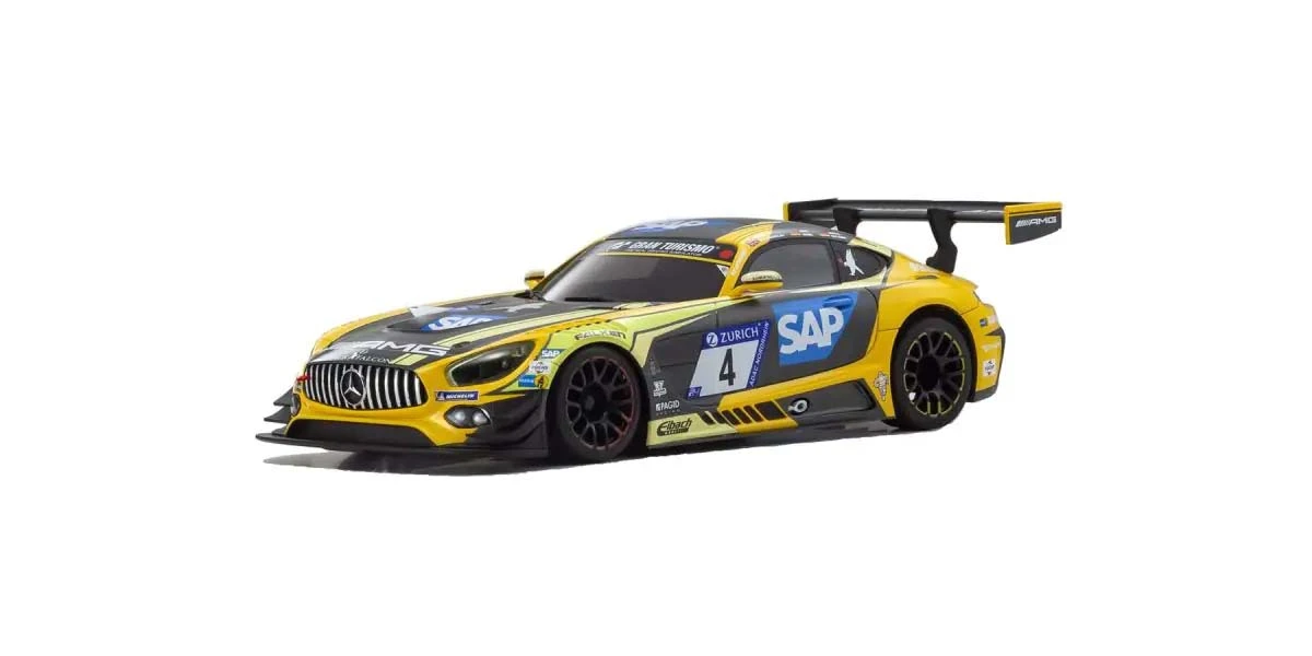 Kyosho Mini-Z Autoscale Mercedes AMG GT3 No. 4 Nurburgring 2 body