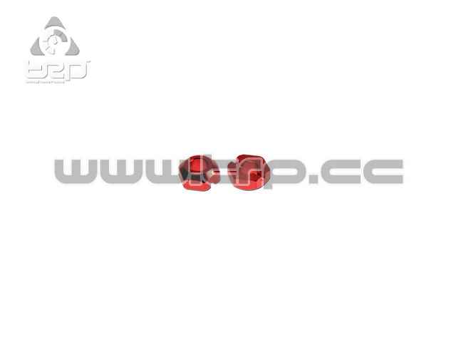 Tresrey WHEEL HEX FRONT (RED/DEX410/410R/2pcs)