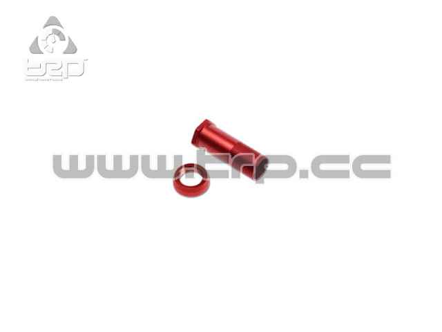 Tresrey ALUMINUM SERVO SAVER SHAFT & NUT (RED/DEX410/410R/1pc)