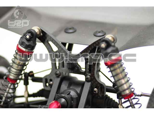 Tresrey SHOCK TOWER CARBON FIBRE TYPE-TY2 (REAR/DEX410/4mm) - imagen 3