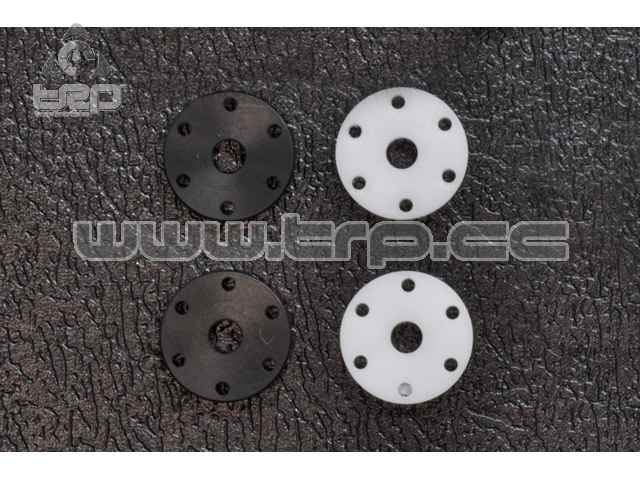 Tresrey MACHINED SHOCK PISTON SET (1.2mm-6holes/1.3mm-6holes/2pc
