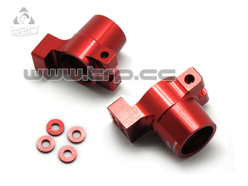 PR Racing SC201 C-Hubs traseros aluminio +4mm