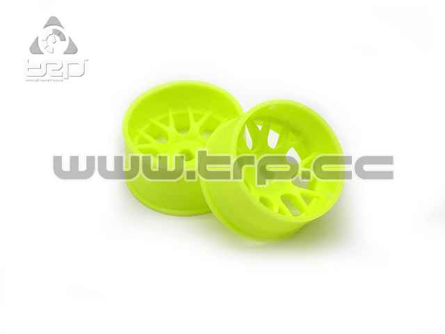 PN Racing MiniZ AWD (R+3) Wheels BBS Design Fluorescent Yellow