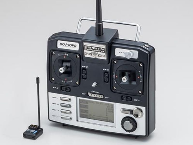 KO Propo ESPRIT4 Transmitter w/KR-415FHD Short Antenna - imagen 1