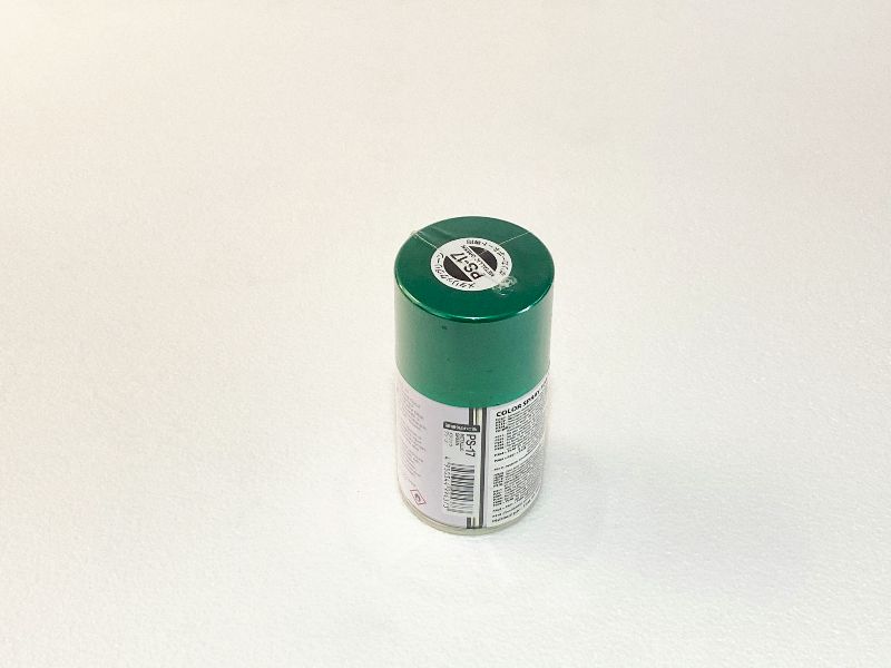 Pintura Tamiya PS-17 para Policarbonato en color Metallic Green