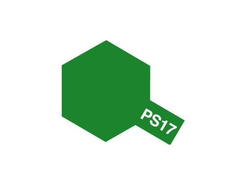 Tamiya PS-17 Paint for Polycarbonate in Metallic Green - imagen 1