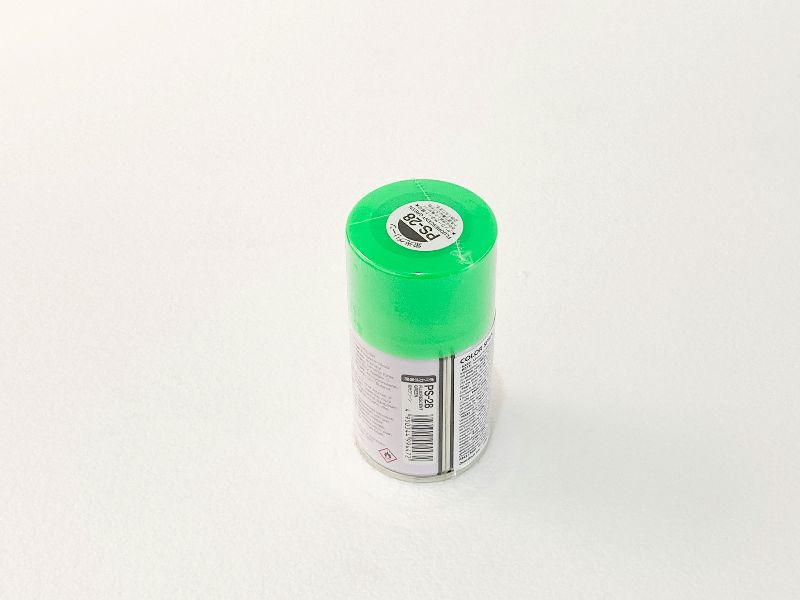Pintura Tamiya PS-28 para Policarbonato en color Fluorescent Green