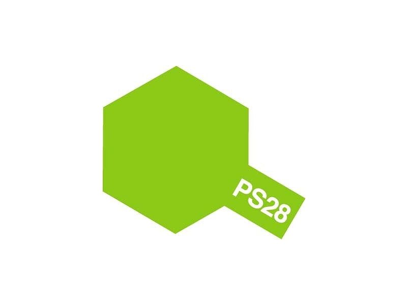 Tamiya PS-28 Paint for Polycarbonate in Fluorescent Green - imagen 1