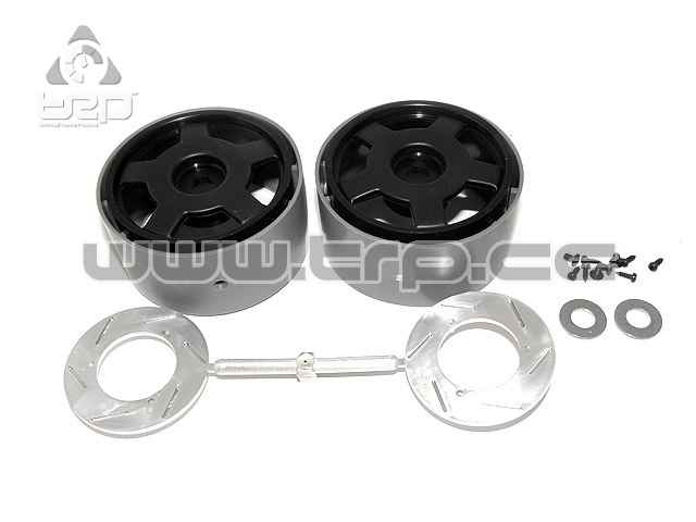 Kyosho Super Eight Wheel set 5 spokes Black