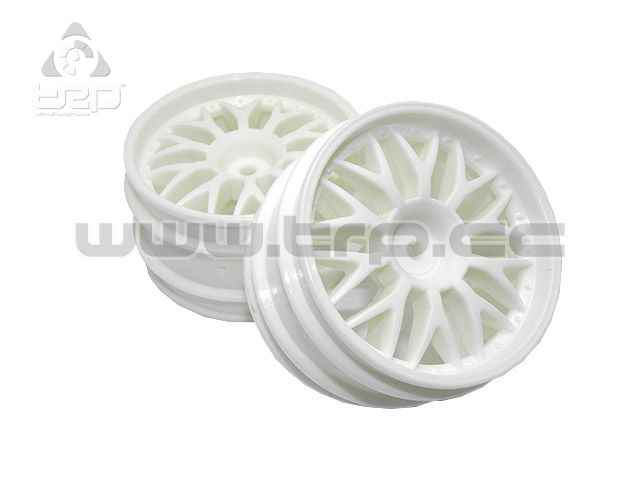 Kyosho Super Ten Front Rims White (wide 35)