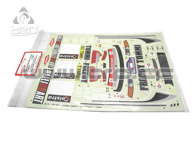 Kyosho Pure Ten Lancer Evolution VI Adhesives
